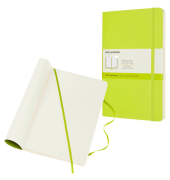 Notizbuch 851007, Classic Collection flexibler Einband, grün, A5, blanko, 70g, 120 Blatt / 240 Seiten