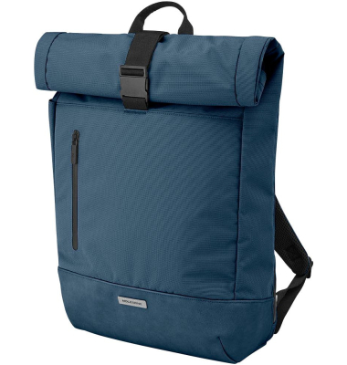 Rucksack ET20FMTRBKB20 METRO ROLLTOP, saphirblau, mit Schnallen, Rollverschluss