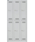 Spind LIGHT GL09T2245 900x1.850x500mm 3Abt. 2Fä. l.gr