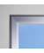 Plakat-Fensterklapprahmen WKR70X100G25, silber, B1, Aluminium