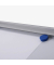 Schaukasten XS 6 x A4 Metallrückwand weiß, grau magnetisch