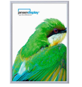 Plakat-Klapprahmen KR50X70G25B1, silber, B2, Aluminium