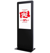 Digitales Totem abgerundet Infostele mit LED-Display 108,0 cm (43 Zoll)