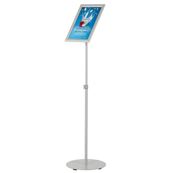 8698473815010 - Update Display Infoständer Econom einseitig höhen- und formatverstellbar DIN A4 silber 8698473815010 - Update Display Infoständer Econom einseitig höhen- und formatverstellbar DIN A4 silber