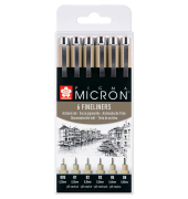 Pigma Micron Fineliner-Set schwarz