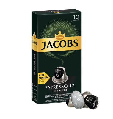 Espressokapsel 12 Nespresso® Maschine Ristretto 10 x 5,2 g/Pack.