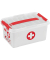 the q-line Erste-Hilfe-Box 6,0 l weiß 30,0 x 20,0 x 14,5 cm