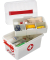 the q-line Erste-Hilfe-Box 6,0 l weiß 30,0 x 20,0 x 14,5 cm
