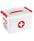 the q-line Erste-Hilfe-Box 22,0 l weiß 40,0 x 30,0 x 26,0 cm