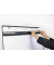 Flipchart ECONOMY Triangle Mobil, 7-153200, 72x1,5x60cm, dunkelgrau, mit Rollen