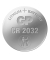 Knopfzellen CR2032 3,0 V