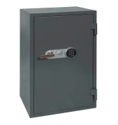 Tresor 80625 75-EL 60 L 110kg grau mit Elektronikschloss Stahl