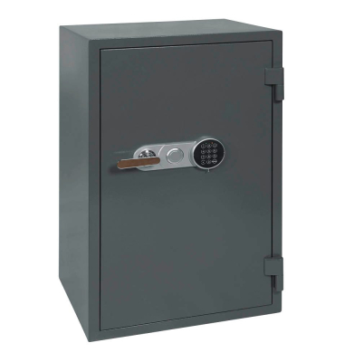 Tresor 80625 75-EL 60 L 110kg grau mit Elektronikschloss Stahl