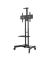 Computertisch NM-M1700BLACK, höhenverstellbar 104,2-154,2cm (H), schwarz / schwarz