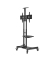 Computertisch NM-M1700BLACK, höhenverstellbar 104,2-154,2cm (H), schwarz / schwarz