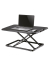 Sit-Stand-Workstation ultraflach schw.