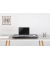 Sit-Stand-Workstation ultraflach schw.