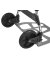 Klappkarre 8001040 tragfähig bis 120kg grau/schwarz 35x48,5cm Aluminium
