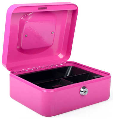 Geldkassette 8002870 pink 200x160x90mm