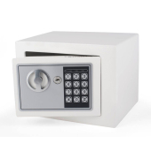 Tresor 8004690 6 l 4,2kg weiß mit Elektronikschloss Metall