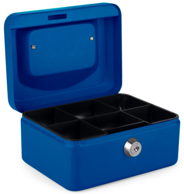 Geldkassette 8011742 Größe 1 blau 150x115x80mm