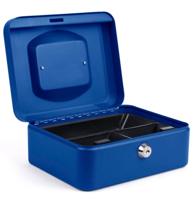 Geldkassette 8011759 Größe 2 blau 200x160x90mm