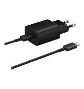 Galaxy Fast Travel Charger USB Type C 25W 1m Black OEM
