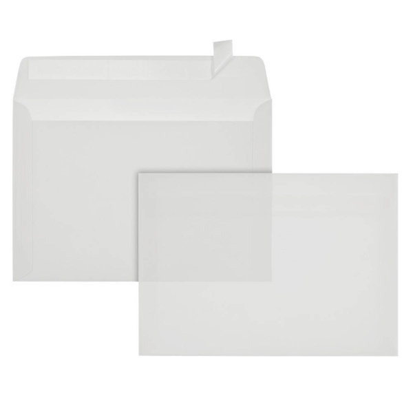 9002222035670 - Versandtasche haftklebend C5 162 x 229 mm 92 g m² transparent 9002222035670 500 Stück