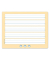 Schreiblernheft 060532082 FORMATI, Lineatur S1 / Lineatur S1 / keine, E5 quer, 80g, gelb, 20 Blatt / 40 Seiten
