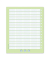 Rechenheft 060561061, kariert / Lineatur R1, Quart 19,5x24cm, 80g, grün, 20 Blatt / 40 Seiten