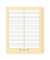 W&ouml;rterheft 060551053 FORMATI, Lineatur W3 / Schreiblern-Lineatur / 2 Spalten, Quart, 80g, rot, 40 Blatt / 80 Seiten
