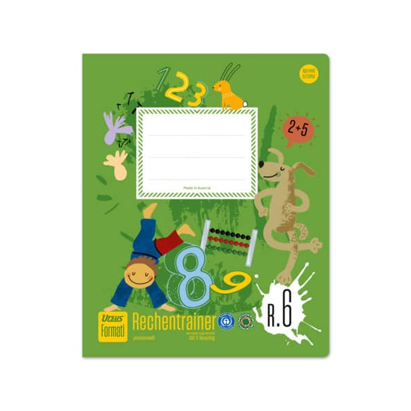 2 Stück Staufen Rechenheft 060562066 FORMATI, Lineatur R6 / kariert / 2 Spalten, Quart, 80g, grün, 20 Blatt / 40 Seiten 9002244831472 Staufen