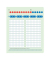 Rechenheft 060562066, kariert / Lineatur R6, Quart 19,5x24cm, 80g, grün, 20 Blatt / 40 Seiten