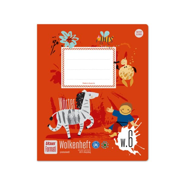 2 Stück Staufen Wörterheft 060551056 FORMATI, Lineatur W6 / liniert / keine, Quart, 80g, rot, 20 Blatt / 40 Seiten 9002244835173 Staufen