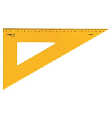 Kunststoff-Zeichendreieck 22632 GEOContrast gelb/transparent 60° 35cm
