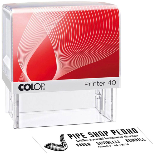 9004362491088 - COLOP Textstempel individualisierbar Printer 40 selbstfärbend schwarz mit Logo 9004362491088 - COLOP Textstempel individualisierbar Printer 40 selbstfärbend schwarz mit Logo
