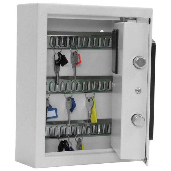 9006072063364 - ROTTNER KeyTronic 20 Schlüsselkasten grau mit 20 Haken Elektronikschloss 9006072063364 - ROTTNER KeyTronic 20 Schlüsselkasten grau mit 20 Haken Elektronikschloss