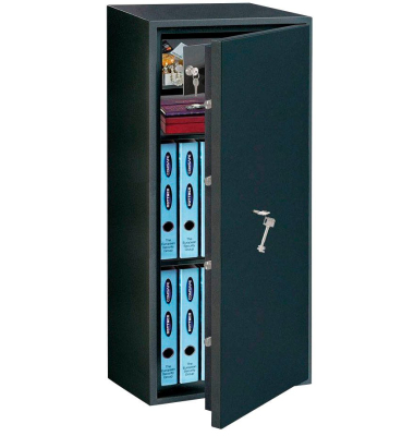 Tresor T05805 PowerSafe 1000 IT 96 l 70kg anthrazit mit Doppelbartschloss Stahlblech, verzinkt