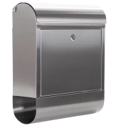 Briefkasten Rondello Inox silber