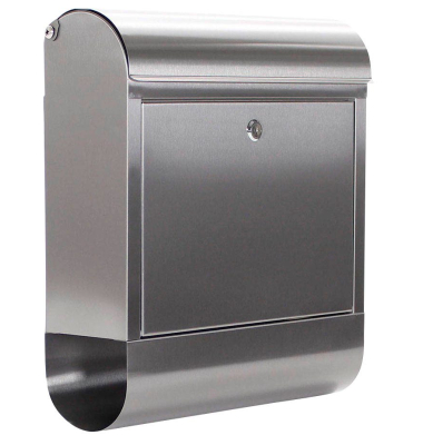 Briefkasten Rondello Inox silber