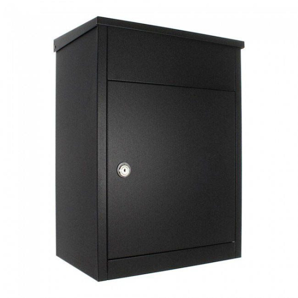 9006072099677 - Paketbriefkasten Parcel Keeper 500 Wand- Bodenmontage für Pakete L 310 x B 290 x H 155 mm Stahlblech pulverbeschichtet schwarz 9006072099677 - Paketbriefkasten Parcel Keeper 500 Wand- Bodenmontage für Pakete L 310 x B 290 x H 155 mm Stahlblech pulverbeschichtet schwarz