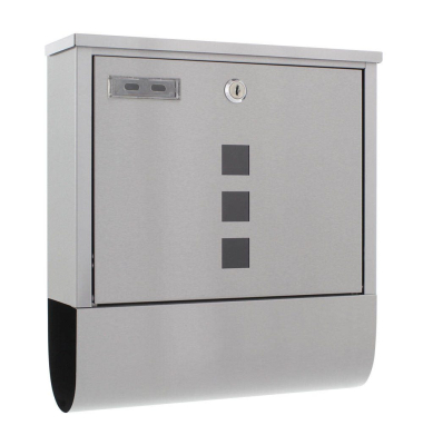 Briefkasten Costa Inox silber