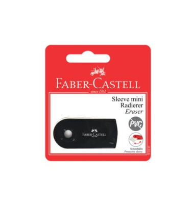 Radierer Sleeve mini schwarz