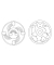 70291-9 Farbenzauber Malbuch Mandalas f.Kinder