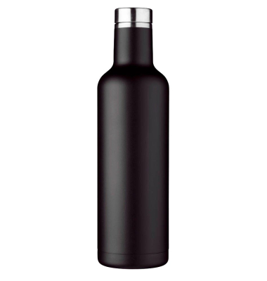 Isolierflasche kupfer-vakuum schwarz