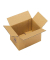 Faltkarton 185827 braun, bis DIN A7+, innen 150x100x100mm, Wellpappe 1-wellig