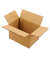 Faltkarton 185835 braun, bis DIN A6+, innen 200x140x120mm, Wellpappe 1-wellig