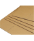 Faltkarton 185843 braun, bis DIN A6+, innen 210x180x120mm, Wellpappe 1-wellig