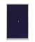 Aktenschrank entero BF6 - 12 -7035/5003, Stahl abschließbar, 5 OH, 120 x 195 x 60 cm, blau/lichtgrau