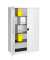 Aktenschrank entero BF6 - 12 -7035/7035, Stahl abschließbar, 5 OH, 120 x 195 x 60 cm, lichtgrau
